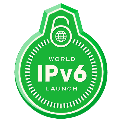 World IPv6 launch badge