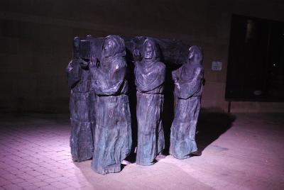 The Journey sculpture by Fenwick Lawson in Millennium Square